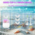 Geacker Kids Electric Toothbrush, U Shaped Toothbrush Kids Sonic Automatic Brush with Cup 5 Brush Head 6 Clean Modes IPX7 Waterproof Mermaid Design Rechargeable Smart Timer for Children 8-13