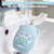 KAQINWX Kids U Shaped Electric Toothbrush for Age 2-12, Rechargeable Toddler Toothbrush with Smart Timer & 3 Clean Modes, Cat's Claw Design, IPX7 Waterproof, 3 Brush Heads & 360°Cleaning