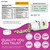 Maxi Health Teen Vitamins for Girls 12-17 - Teen Multivitamin D3, Iron, Calcium, Biotin, Zinc, Digestive Enzymes – Teenager Girl Multi Vitamins for Healthy Skin, Immune & Mood Support – 120 Count
