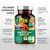 Number One Nutrition USDA Organic and Easy-to-Take Super Greens, Better Than Powder Fruits & Veggies Supplement with 28 Superfood Ingredients Like Alfalfa, Beet Root and Ginger, 120 Tablets