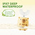 ELOTAME Kids Electric Toothbrush U Shaped - Cartoon Capybara with 6 Brush Heads Full Mouth Degree Cleaning Sonic Toddler Automatic Toothbrush with IPX7 Waterproof (Yellow 2-14 Years)