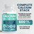 4-in-1 Calcium Supplements for Women and Men - Calcium with Vitamin D3 K2 5000 IU Supplement, 601mg per Serving for Heart, Bones & Body Defenses - Gluten-Free, Vegan-Friendly (240 ct)