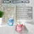 PVOGRT Kids Electric U Shaped Toothbrush - Axolotl Kids Sonic Toothbrush with 6 Brush Head Automatic 6 Cleaning Modes Full Mouth Cleaning-Pink