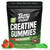 TASTY GAINS Creatine Gummies, 90g of Creatine, Non-GMO, Vegan - Build Muscle & Boost Strength for Men & Women (3g Creatine Monohydrate Per Gummy) Made in USA (90, Sour Watermelon)