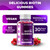 Vitamatic Biotin Gummies 10,000 mcg for Stronger Hair, Skin & Nails - 60 Vegan Gummies - Also Called Vitamin B7 (6 Bottles)
