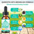 2 Pack Quercetin with Bromelain Liquid Drops, 4X Stronger Than Capsules & Pills, 7-in-1 Organic Zinc Quercetin 1000mg with Bromelain 500mg Vitamin C D3 for Immune Respiratory Health & Antioxidant