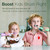 FUMEIKANG Kids Electric Toothbrushes 2 Pack Smart Sonic Toothbrush for Boys and Girls 3 4 5 6 7 8 9 10 11 12 (Blue+Mint, 2 Pack)