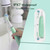 FUMEIKANG Kids Electric Toothbrushes 2 Pack Smart Sonic Toothbrush for Boys and Girls 3 4 5 6 7 8 9 10 11 12 (Blue+Mint, 2 Pack)