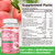 Iron Gummies with Multivitamin, Iron Supplement for Women & Men, Kids Multivitamin with Zinc, Vitamin B Complex & C, B12, Folate - Blood Builder, Energy Support, Peach Flavor, Vegan 120 Gummies