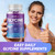 duwhot Glycine Gummies, 3g(3000 mg) Glycine Supplements for Sleep, Detox, Relax, Nerve Support, Blueberry Flavor, Sugar-Free, Vegan, Non-GMO, Gluten-Free, 120 Ct.