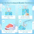 PVOGRT Kids Electric U Shaped Toothbrush,Kids Dinosaur Sonic Full Mouth Toothbrush with 4 Soft Brush Head Automatic 6 Cleaning Modes IPX7 Waterproof 360 Degree Cleaning - Age8-15 Watermelon Blue