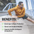 Glucosamine Chondroitin MSM Joint Support Supplement - Collagen Peptides, Turmeric and Ginger, Hyaluronic Acid, Glucosamine Chondroitin Sulfate for Joint Comfort - Gluten Free, Non GMO, 180 Capsules