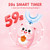 Zaptronic Kids U-Shaped Automatic Electric Toothbrush, Children’s 360° Mouthpiece Design for Full-Mouth Cleaning, 3 Cleaning Modes, Cute Animal Squirrel Style