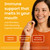 EZ Melts Vitamin C - Daily Vitamin for Antioxidant & Immune Support - No Artificial Flavors - Non-GMO & Sugar-Free - Orange Citrus - 120 Dissolvable Tablets (60 Servings)