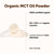 Micro Ingredients Organic MCT Oil Powder with Prebiotic Fiber,1 Pound (16 Ounce) | C8 MCT Oil for Coffee Creamer | No GMOs, Keto Diet, Vegan