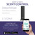 Levona Scent Waterless Diffuser: Scent Air Machine for Home - Smart Diffuser for Essential Oils - Essential Oil Plug in Diffuser for Hotel Room - Matte Black (120ml Oil Included)