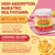 Liposomal Methylated Bariatric Multivitamin Gummies with Iron for Women & Men, High Absorption Multivitamin w/CoQ 10, Probiotic, Digestive Enzymes Support Gastric Bypass & Sleeve Recover, Energy,1Pack