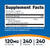Nutricost Ginkgo Biloba 120mg; 240 Capsules (3 Bottles)