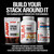 RAW Nutrition Creatine Monohydrate Powder, Unflavored (100 Servings) - Micronized Creatine Monohydrate Supplement for Workout Performance, Build Muscle & Strength - Creatine Powder for Men & Women