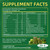COOLKIN Greens Daily Gummies, Adult Super Greens Multivitamin Superfood Gummies with Spirulina, Chlorella, Adaptogens & Prebiotic Fiber - Digestive Health Support, (20 Count)