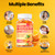 Calcium Magnesium Zinc Gummies with D3 &B6 &K2,1000mg Calcium Gummies with 300mg Magnesium Support Immune Energy for Adults and Teens,Sugar Free(120Count)
