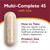 Celebrate Vitamins Bariatric Multivitamin with Iron 45 mg - Post Surgery Easy to Swallow Veggie Capsules for Gastric Sleeve & Bypass Patients, with Vitamin A, D & E, 3 Months Supply (180 Capsules)