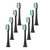 Electric Toothbrush Head, Replaceable Sonic Electric Toothbrush Head, Suitable for Electric Replaceable Brush(Black 8pc)
