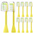 10 PCs ，Compatible for Philips Sonicare， One Electric Toothbrush Replacement Toothbrush Head ，Compatible for Philips Sonicare，One HY1100(Mango Yellow)