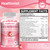 Healtionist 2 Packs 2000mg Calcium Citrate with Vitamin D3 K2 Supplements Gummies for Women & Men, Magnesium, Zinc, High Absorption, Bone, Muscle & Immune Support, 120 Counts Peach Flavor Gummies