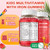 2 Pack Iron Supplement Gummies for Kids with Multivitamin, Calcium, Zinc, Folate - Kids Iron Gummies Support Immune, Blood Builder, Iron Deficiency, Anemia & Energy - Vegan, Strawberry