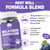 Melatonin 20mg Gummies for Adults (2 Packs) Extra Strength with L-Theanine, Ashwagandha, Magnesium, Turmeric, GABA, Lemon Balm and Chamomile for Supports Healthy Circadian Rhythm, Grape Flavor, 120ct
