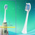 Electric Toothbrush Replacement Brush Head. Compatible for Philips HX6312、HX6411、HX6500、HX6711、HX6910、HX6530、HX6761、HX6933(4pcs White)
