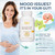 Lifted Naturals Mood Boosting Probiotic 30 Billion CFU - Mood Support Supplement, Prebiotics and Probiotics for Women & Men, Acidophilus Lactobacillus Probiotic, Shelf Stable & Non-GMO, 60 Capsules
