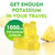 Potassium Citrate Gummies 1000mg, High Potency Potassium Supplement Gummies for Adults Women & Men, Support Muscle Health, Sugar-Free, Pineapple Flavor, 120 Count