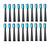 Compatible for Electric Toothbrush, 5-10 Pcs Replacement Brush Heads with Dupont Bristles(10pcs White)