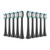 Compatible for Aquasonic Replacement Brush Heads, Nylon Bristles Fit Black Pro Vibe and Duo Series(10pcs Black)