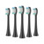 Compatible for Aquasonic Replacement Brush Heads, Nylon Bristles Fit Black Pro Vibe and Duo Series(10pcs Black)