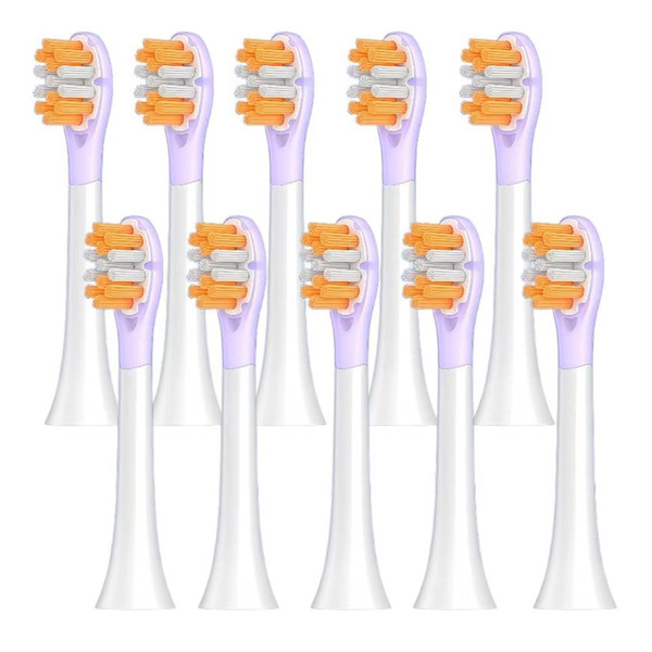 Electric Toothbrush Replacement Brush Head (10pcs). Compatible for Philips HX6210 HX6211 HX6213 7500 9000 9300 9500 9700 9750 9900