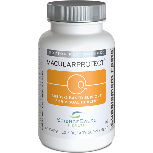 ScienceBased Health MacularProtect AREDS 2 Formula – Eye Health Vitamin & Mineral Supplement with Lutein, Zeaxanthin & B Vitamins for Macular & Vision Support – 60 Capsules