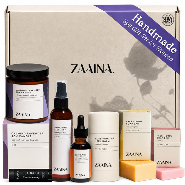 Luxury Spa Gift Basket for Women – Self Care Gifts, Relaxation & Pampering Spa Set, Birthday Gifts for Women, Bath & Body Care Package, Wellness Gift Box for Mom, Wife, Girlfriend, Friend – USA Made