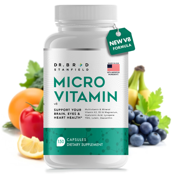 Dr Brad MicroVitamin | Methylated Multivitamin + Lutein/Zeaxanthin + D3/K2
