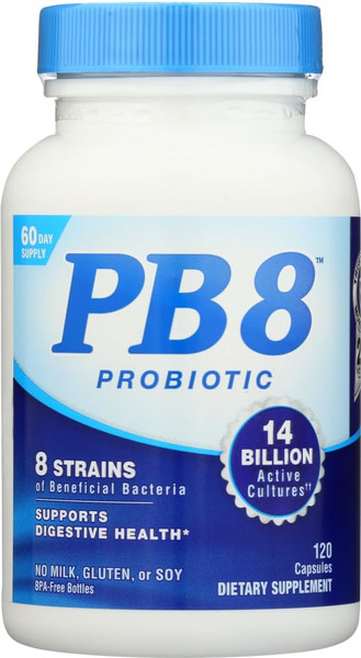PB 8 Acidophilus Probiotic, 120 Count, (Value Pack of 2)