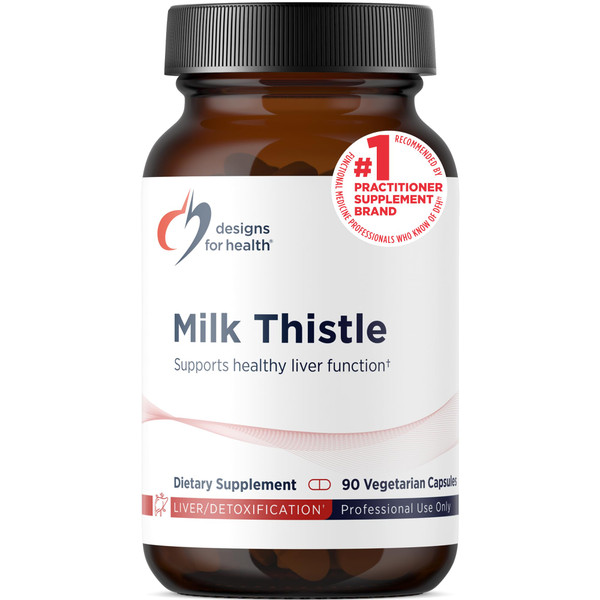 Designs for Health Milk Thistle Extract - Highly Standardized to 80% Silymarin from Milk Thistle Seed - Liver + Detox Support Supplement with Sunflower Lecithin to Improve Absorption (90 Capsules)