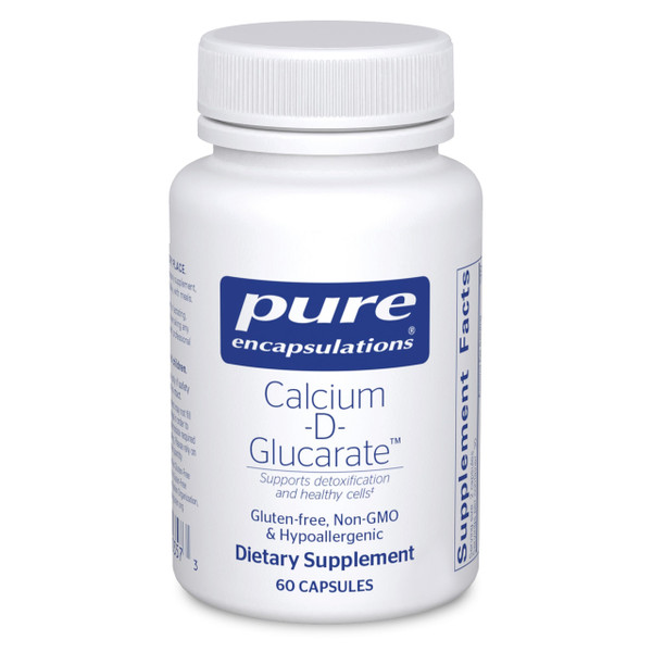 Pure Encapsulations Calcium-D-Glucarate | Supplement to Support Cellular Health in the Liver, Lungs, Breast, and Colon* | 60 Capsules