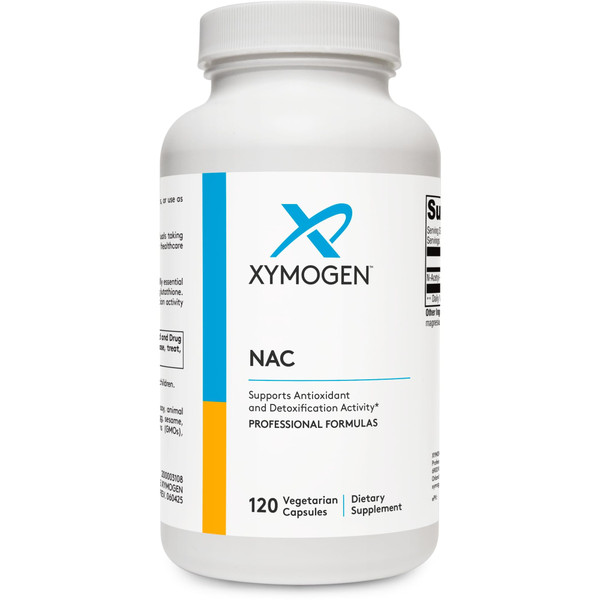 XYMOGEN NAC - 1200 mg per Serving - N-Acetyl-Cysteine Antioxidant Amino Acid - Supports Antioxidant Activity - Vegetarian, Non-GMO & Gluten Free - 120 Capsules