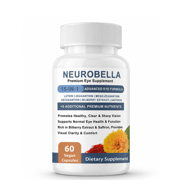 Neurobella 15-in-1 Advanced Eye Formula Nutritional Support, 60 Capsules