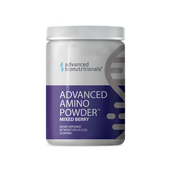 Advanced Bionutritionals – Advanced Amino Powder, Amino Acid Supplement, Build Muscle, Post Workout Recovery, Energy,Non-GMO, Gluten Free, Dairy Free, Vegan (30 Servings)