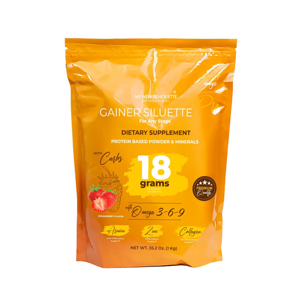 Protein My New Silueta Gainer Siluette Pro Helps Recover BBL Volume (Strawberry)