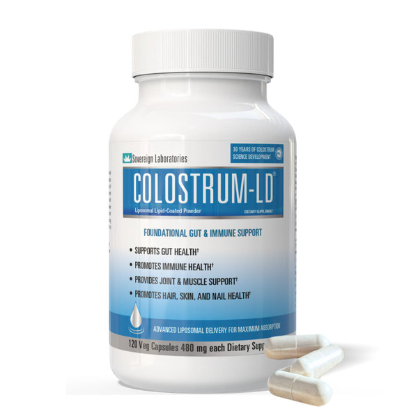 Colostrum-LD Capsules | Liposomal Delivery, Max Absorption 120 Capsules