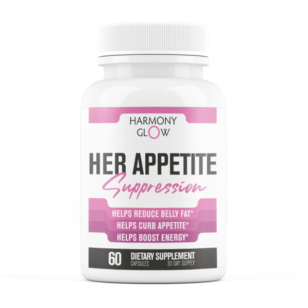 Her Appetite Suppression - Supports GLP-1 Related Metabolic Pathways, Promotes Weight Loss for Women, Helps Control Appetite/Cravings & Promotes Energy | 3rd Party Tested Supplement - 60 Capsules